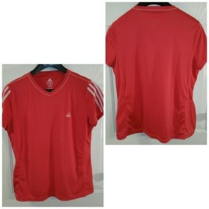 Adidas athletic wear short sleeve shirt XL